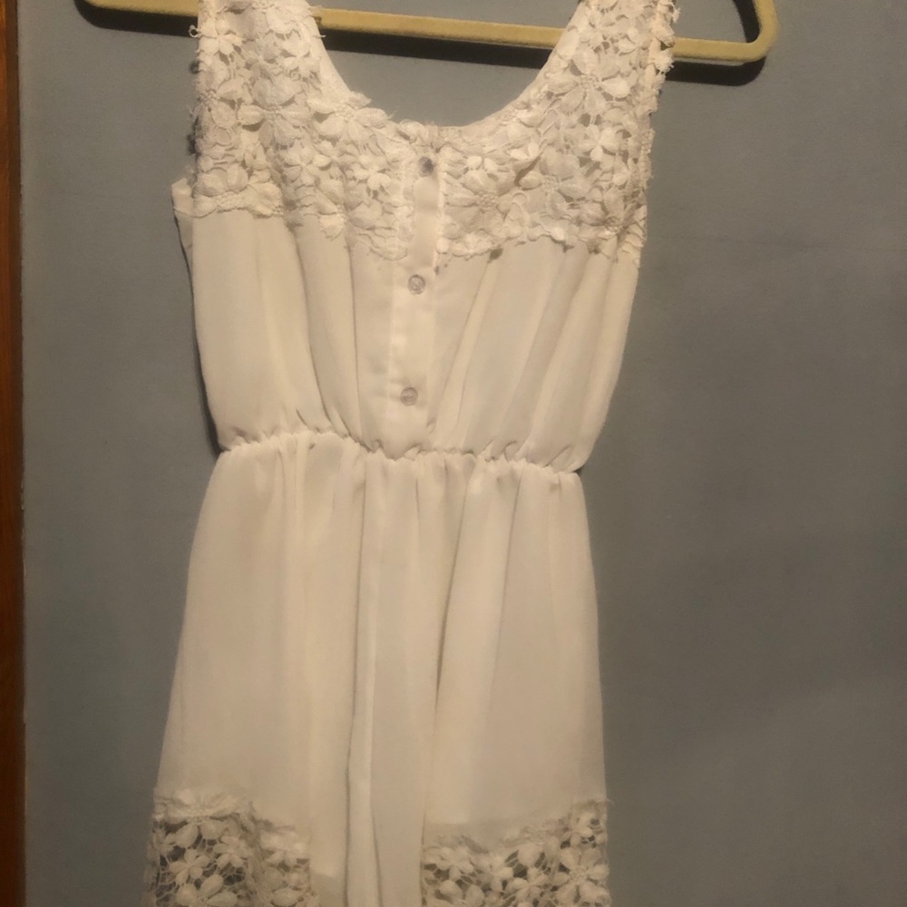 Sheer romper cover up